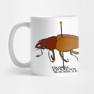 Pinned beetle Mug
